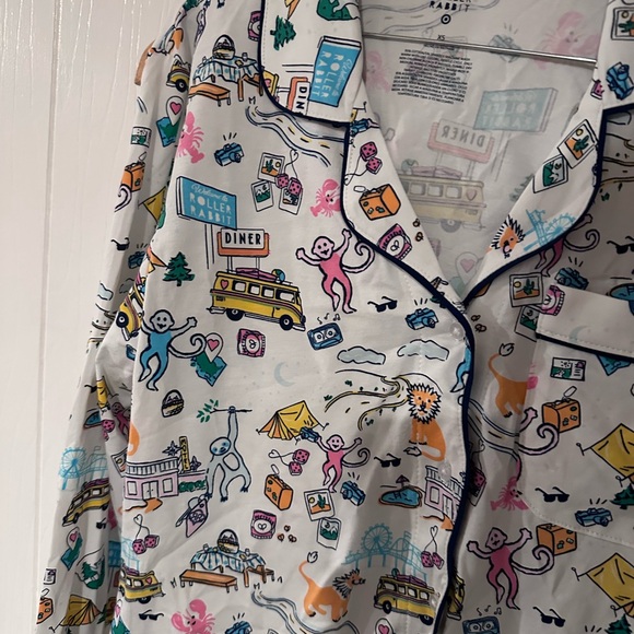 Womens Colorful Print Pajamas - Picture 2 of 4